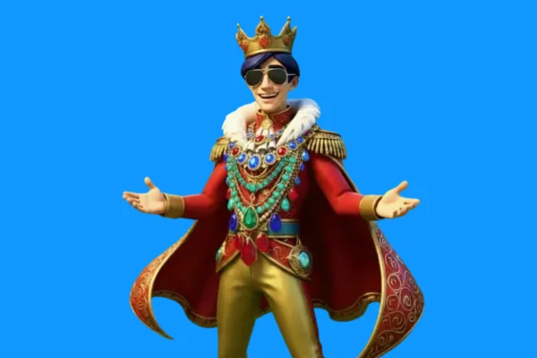 Skyhills-personage met open handen als illustratie bij de klantenservice